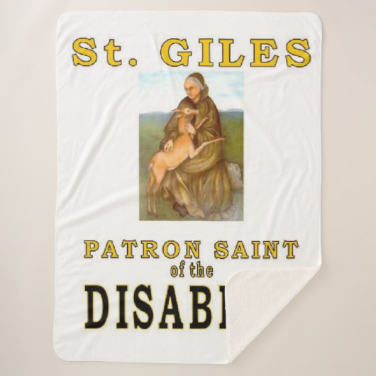 SAINT GILES SHERPA DEKEN (Voorkant)