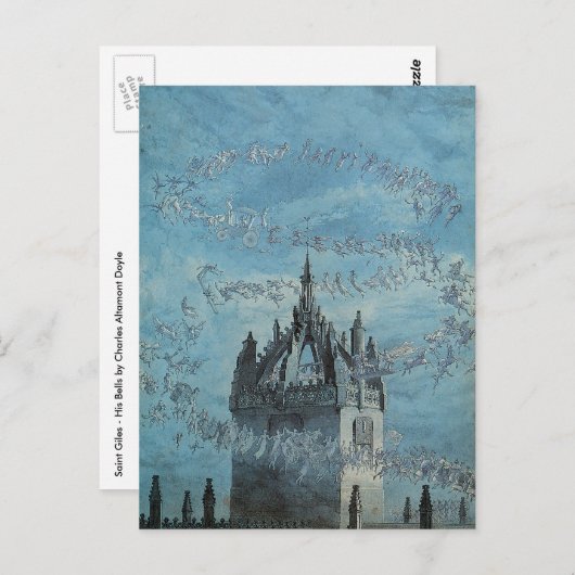 Saint Giles - Zijn cellen van Charles Altamont Doy Briefkaart (Voorkant / Achterkant)