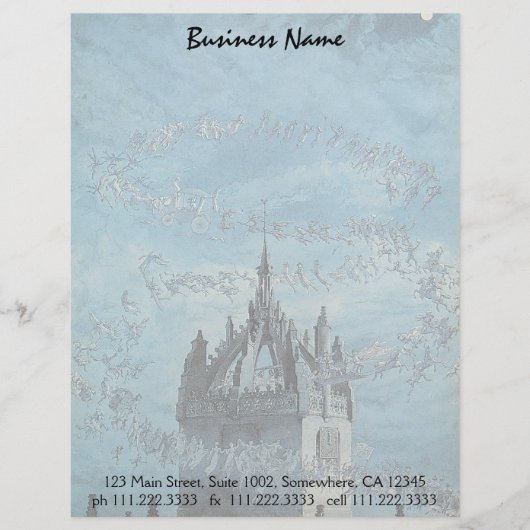 Saint Giles - Zijn cellen van Charles Altamont Doy Persoonlijk Briefhoofd (Voorkant)