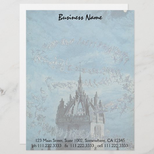 Saint Giles - Zijn cellen van Charles Altamont Doy Persoonlijk Briefhoofd (Voorkant / Achterkant)