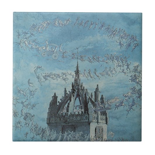 Saint Giles - Zijn cellen van Charles Altamont Doy Tegeltje (Voorkant)