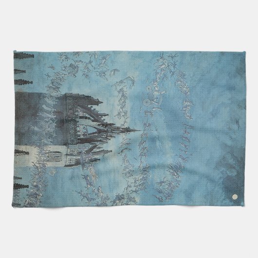 Saint Giles - Zijn cellen van Charles Altamont Doy Theedoek (Horizontaal)