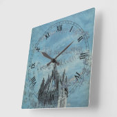 Saint Giles - Zijn cellen van Charles Altamont Doy Vierkante Klok (Hoek)