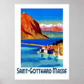 Saint Gotthard Massif, Frankrijk Poster (Voorkant)