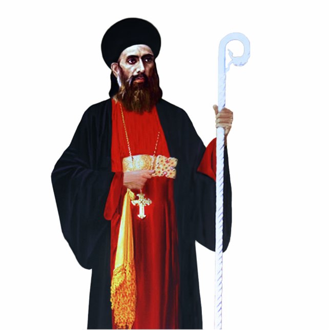 Saint Gregorios Photo Sculpture Staand Fotobeeldje (Voorkant)