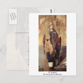 Saint Gregory van Antonello da Messina Briefkaart (Voorkant / Achterkant)