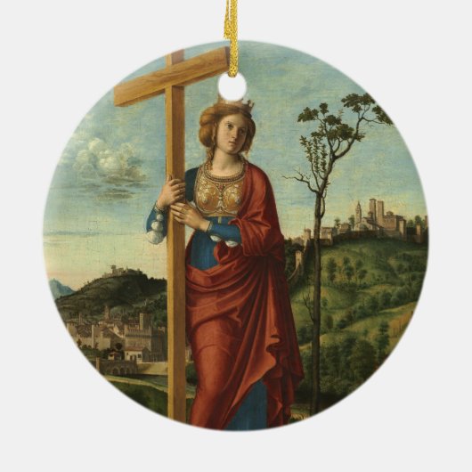 Saint Helena - Cima da Conegliano Keramisch Ornament (Achterkant)