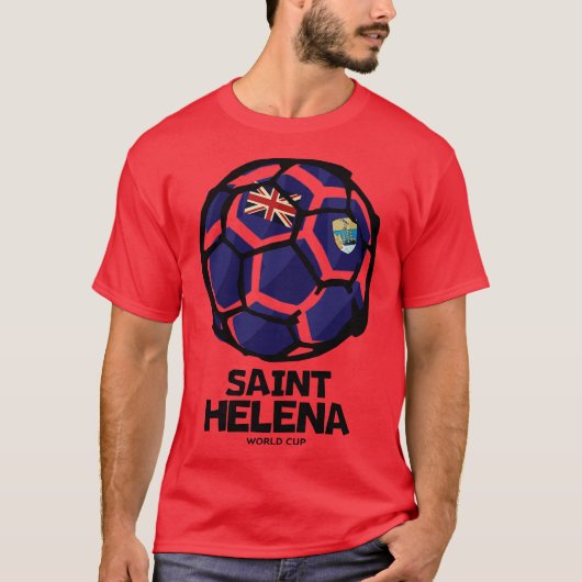 Saint Helena Country Flag T-shirt (Voorkant)