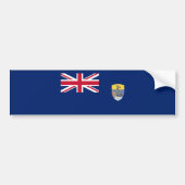 Saint Helena Flag Bumpersticker (Voorkant)