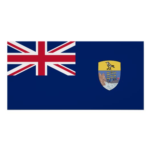 Saint Helena Flag Perfect Poster (Voorkant)