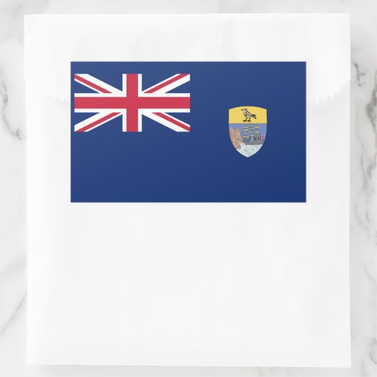 Saint Helena Flag Rechthoekige Sticker (Tas)