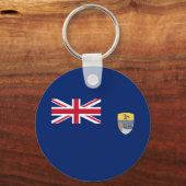 Saint Helena Flag Sleutelhanger (Achterkant)