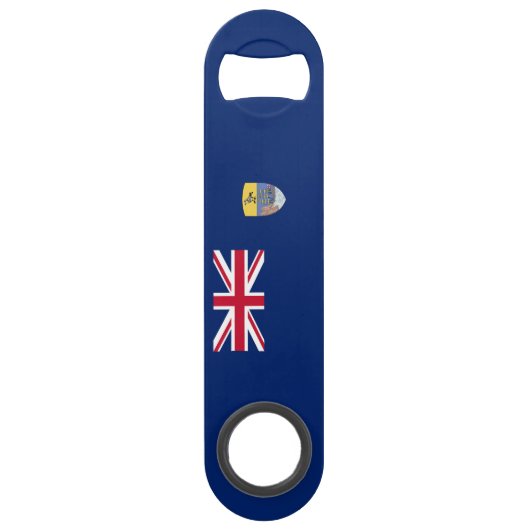 Saint Helena Flag Speed Flessenopener (Achterkant)