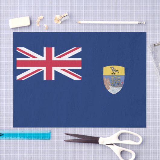Saint Helena Flag Tissuepapier (Craft)