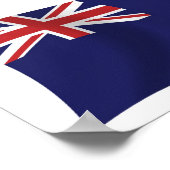 Saint Helena Vlag Poster Afdruk (Hoek)