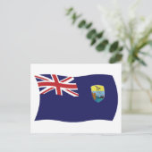 Saint Helena Vlag Postkaart (Staand voorkant)