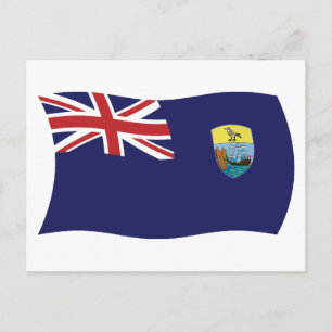 Saint Helena Vlag Postkaart