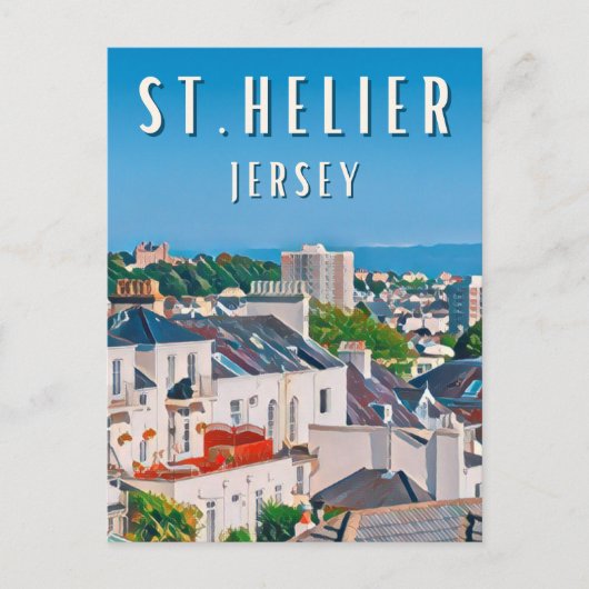Saint Helier Briefkaart (Voorkant)
