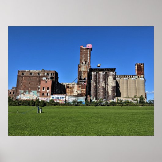 Saint Henri Montreal Quebec Canada Malting Factory Poster (Voorkant)