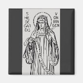 Saint Hildegard of Bingen Benedictine abbess Magneet (Voorkant)