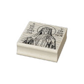 Saint Hildegard of Bingen Benedictine abbess Rubberstempel (Stempel)
