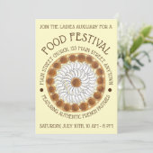 Saint Honoré Cake French Patisserie Pastry Kaart (Staand voorkant)