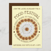 Saint Honoré Cake French Patisserie Pastry Kaart (Voorkant / Achterkant)