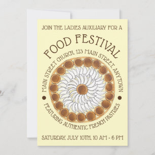 Saint Honoré Cake French Patisserie Pastry Kaart