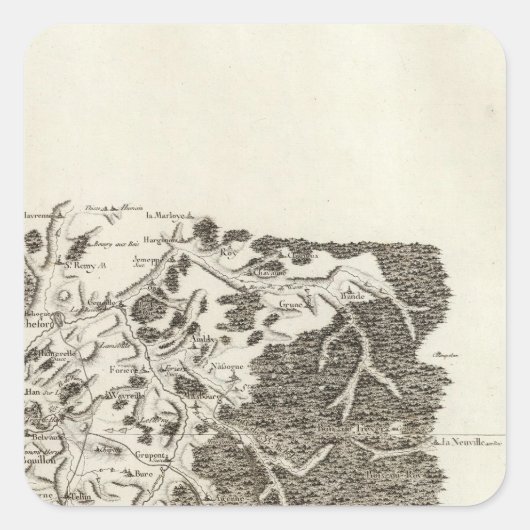 Saint Hubert Vierkante Sticker (Voorkant)