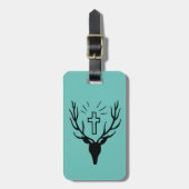 Saint Hubert's Stag Bagagelabel (Voorkant verticaal)