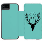 Saint Hubert's Stag Incipio iPhone Portemonnee Hoesje (Agenda Open)