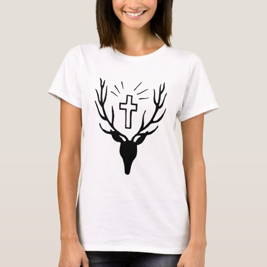 Saint Hubert's Stag T-shirt (Voorkant)
