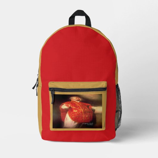 Saint Ignatius Loyola Bedrukte Rugzak (Voorkant)