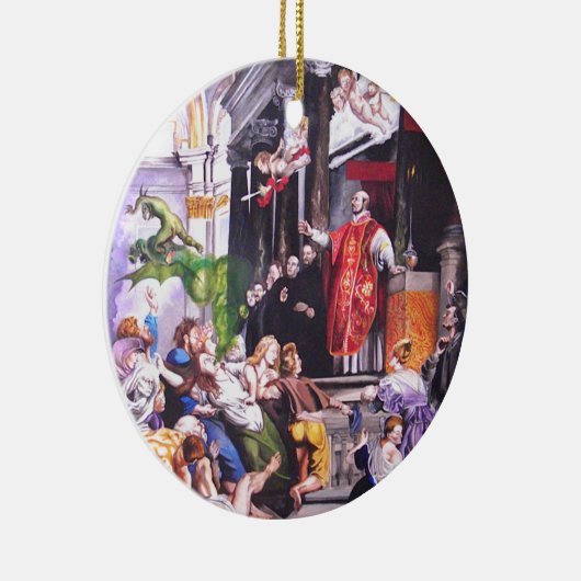 Saint Ignatius Loyola Keramisch Ornament (Rechts)