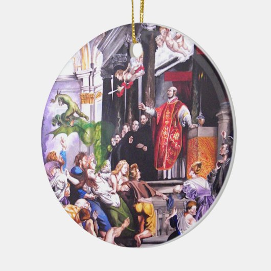 Saint Ignatius Loyola Keramisch Ornament (Links)