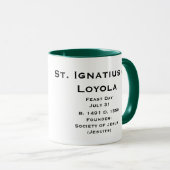 Saint Ignatius of Loyola* Coffee Cup Mok (Voorkant rechts)