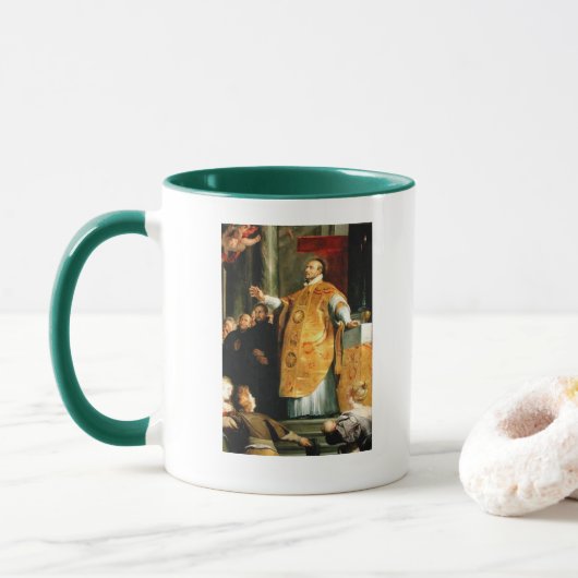 Saint Ignatius of Loyola* Coffee Cup Mok (Met donut)
