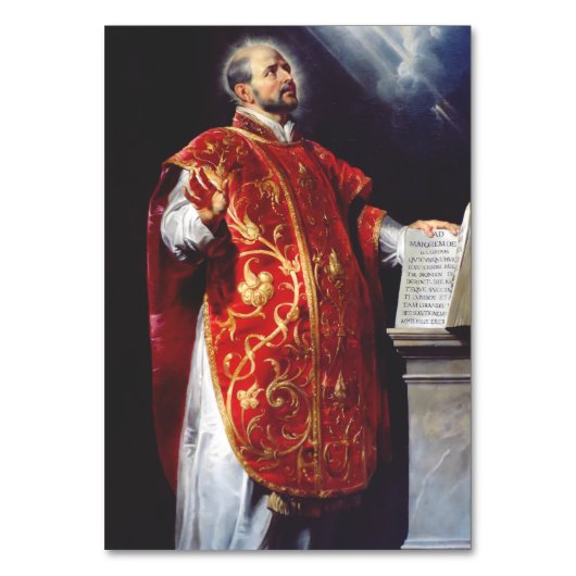Saint Ignatius van Loyola Kaart (Voorkant)