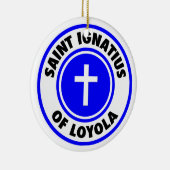Saint Ignatius van Loyola Keramisch Ornament (Rechts)