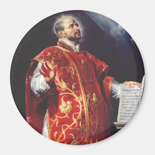 Saint Ignatius van Loyola Magneet (Voorkant)