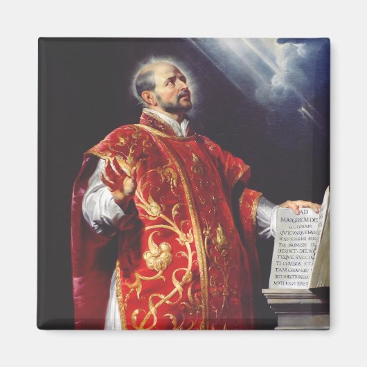 Saint Ignatius van Loyola Magneet (Voorkant)