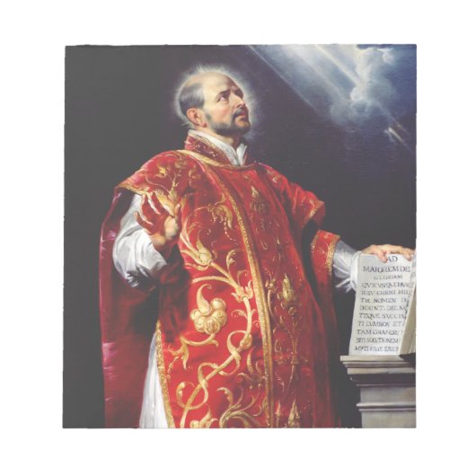 Saint Ignatius van Loyola Notitieblok (Voorkant)