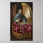 Saint Ildefonso - El Greco, Grieks Poster voor sch (Voorkant)