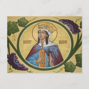 Saint Irene Prayer-kaart Briefkaart
