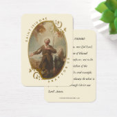 Saint Isidore de Farmer Laborer Religious Prayer Visitekaartje (Bureau)