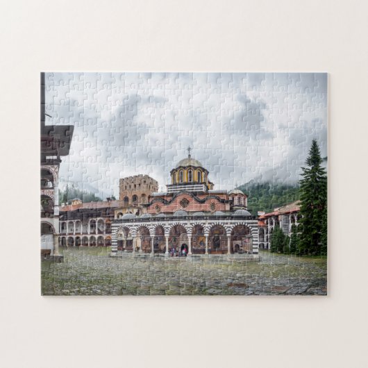 Saint Ivan Rilski klooster Rila Mountain Bulgarije Legpuzzel (Horizontaal)