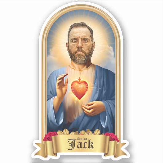 Saint Jack Smith Gebedskaars Sticker (Voorkant)