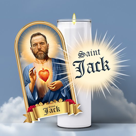 Saint Jack Smith Gebedskaars Sticker