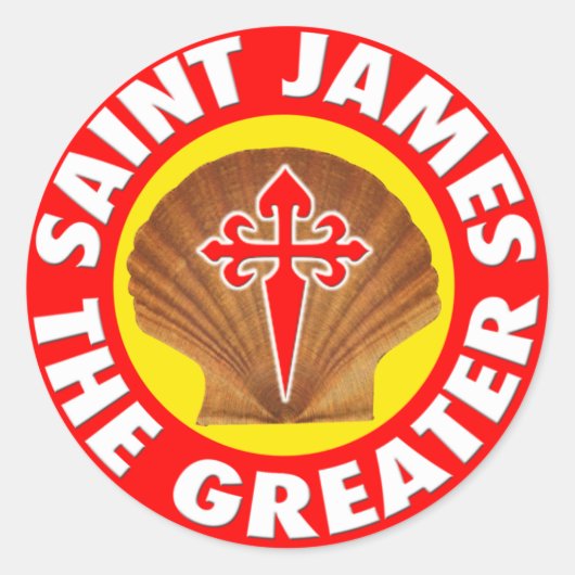 Saint James de Greater Ronde Sticker (Voorkant)