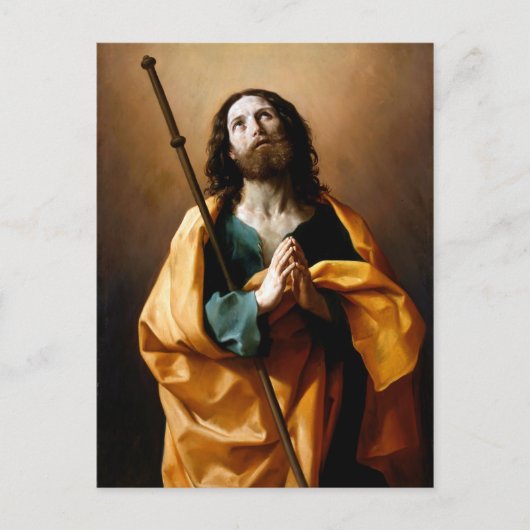 Saint James de Grote van Guido Reni (c 1638) Briefkaart (Voorkant)